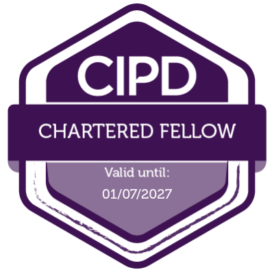 CIPD Chartered Fellow, valid until 01/07/2027